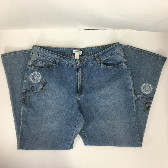 Coldwater Creek Beautiful Embroidery Screen Print - Picture 4 of 8